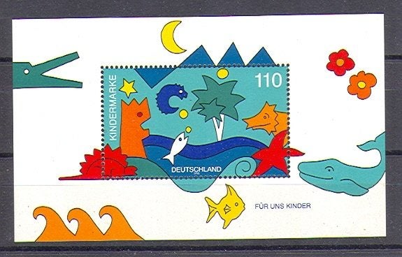Bundesrepublik (17) - blok 42 - kind 1998, Verzenden, 1990 tot heden, Postfris