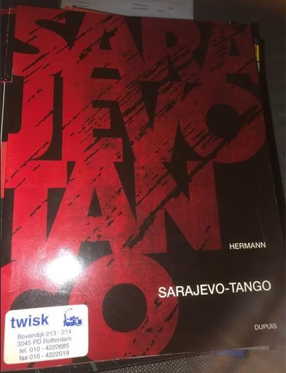 Sarajevo-tango Dupuis promo uitgaven (kneus) k3, Eén stripboek, Ophalen of Verzenden, Zo goed als nieuw