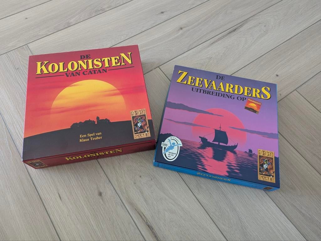 Bordspel Kolonisten van Catan en zeevaarders, Hobby en Vrije tijd, Gezelschapsspellen | Bordspellen, Ophalen of Verzenden, Zo goed als nieuw
