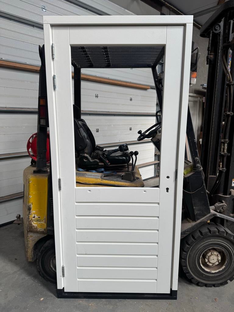 Deurkozijn met glas deur en onderhoudsvrije onderdorpel, Ophalen, 80 tot 100 cm, Nieuw, Buitendeur