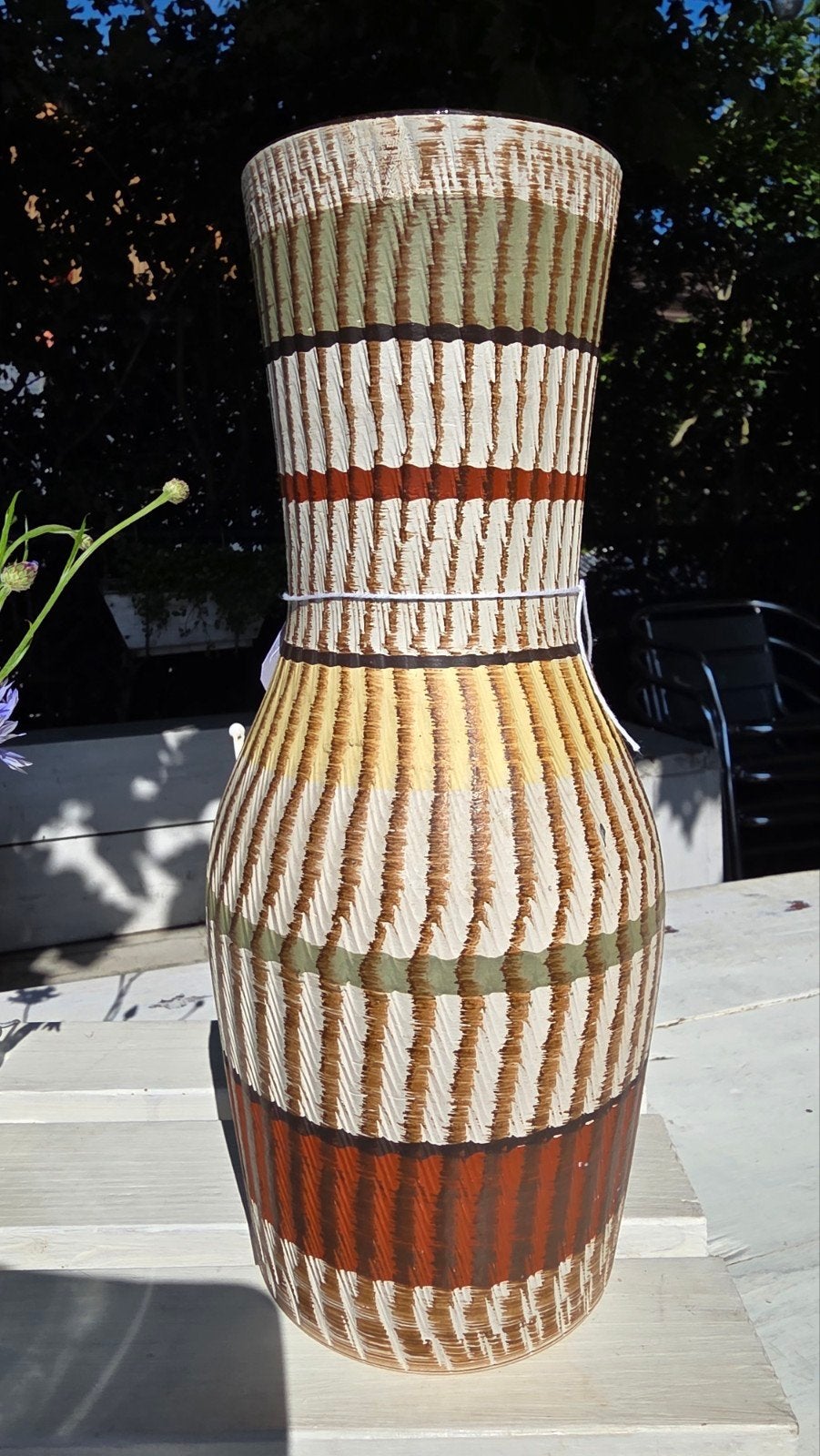 Vintage West Germany vaas van Dümler&Breiden, H 30cm, Ophalen of Verzenden