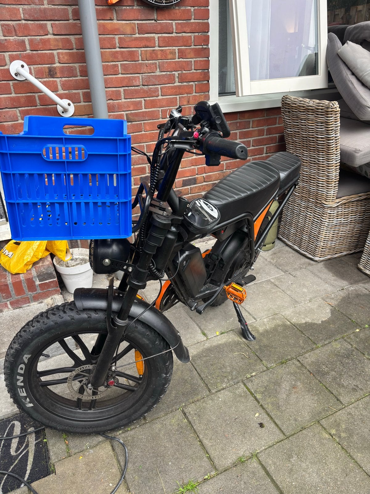 Fatbike met 2 accu's en vele extra's - 2206 km, Ophalen, Gebruikt, 50 km per accu of meer, Overige merken