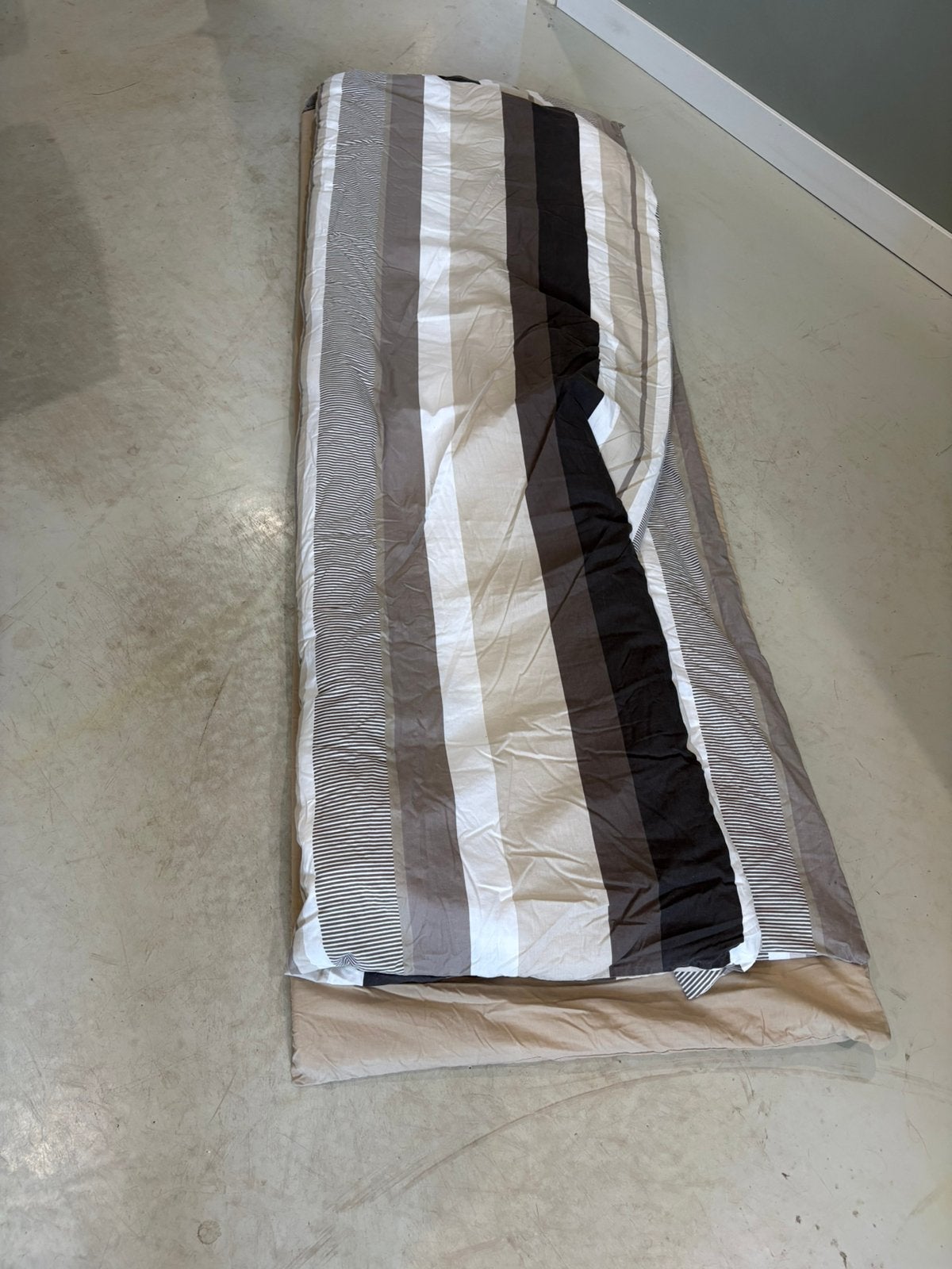 Matras inclusief dekbed, Ophalen