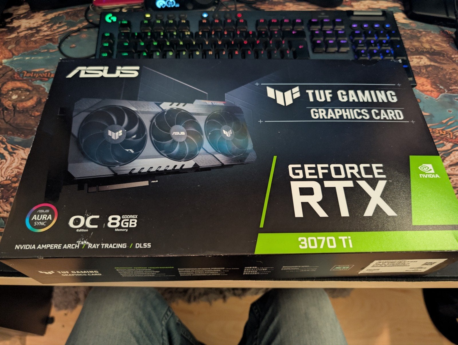 ASUS TUF Gaming GeForce RTX 3070 Ti OC Edition 8GB GDDR6X, Computers en Software, Videokaarten, GDDR6, PCI-Express 4, Ophalen of Verzenden