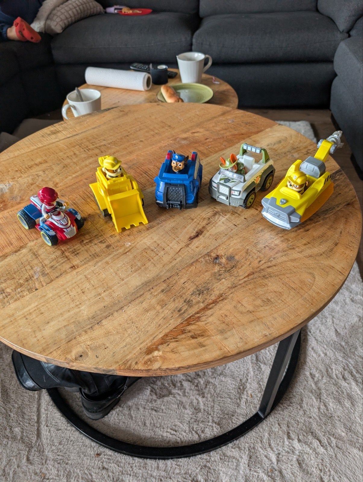 Diverse Paw Patrol auto's met karakters, Ophalen of Verzenden, Gebruikt