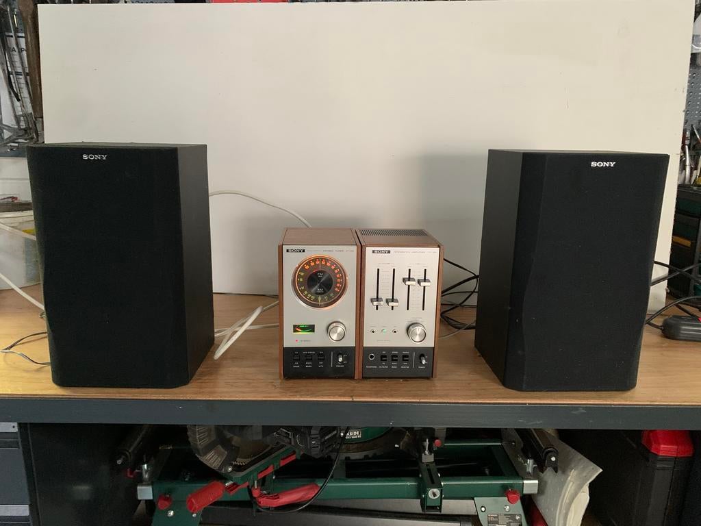 Te koop aangeboden Sony stereo set jaren 70, Gebruikt, Tuner of Radio, Sony, Losse componenten
