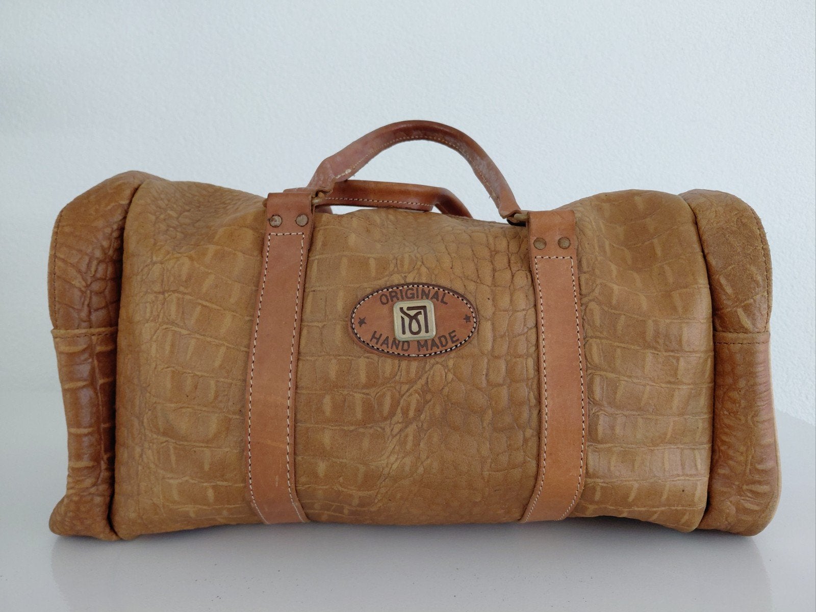 Vintage Etienne Aigner leren tas – Original Hand Made, 40 tot 60 cm, 20 tot 30 cm, Bruin, Minder dan 35 cm