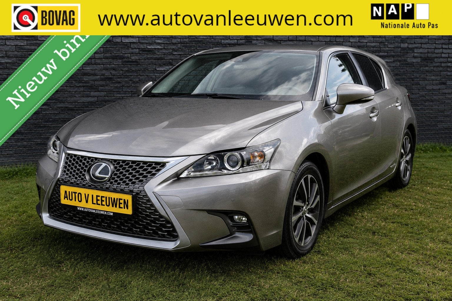 Lexus CT 200h Luxury Line Hybrid NAVI/CAMERA/STOELVW/LEDER/E, Auto's, 136 pk, Gebruikt, Euro 6, 4 cilinders