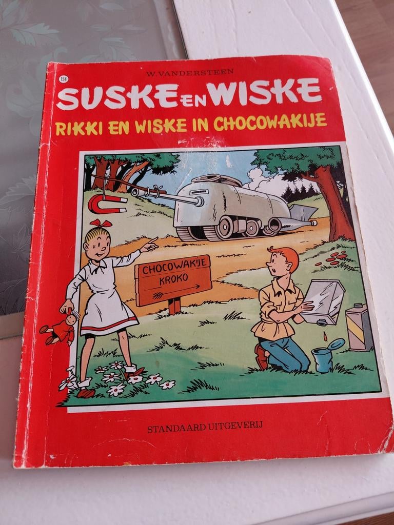 Suske en Wiske 1975 stripboek Rikki en Wiske in Chocowakije, Boeken, Stripboeken, Gelezen, Eén stripboek, Ophalen of Verzenden