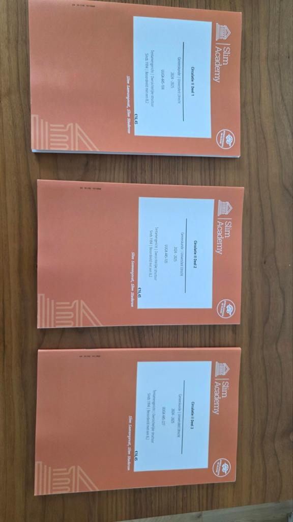 Slim Academy Circulatie II Samenvattingen (Deel 1, 2, 3), Boeken, Studieboeken en Cursussen, Ophalen, Nieuw, WO, Slim Academy