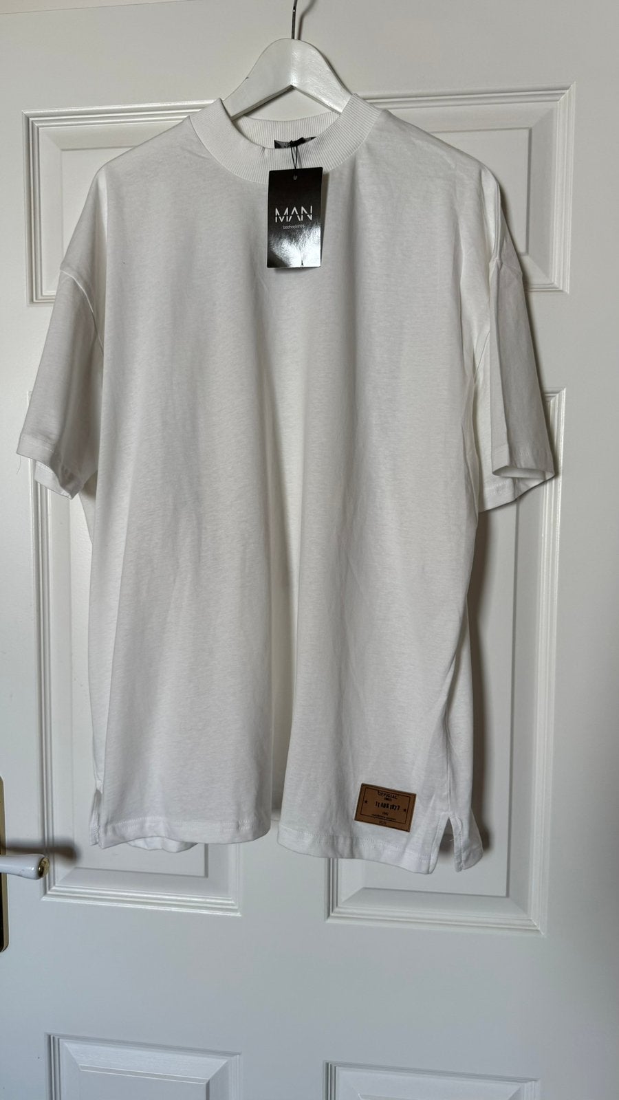 NIEUW BoohooMAN wit t-shirt maat M, Kleding | Heren, Wit, Nieuw, BoohooMAN, Verzenden