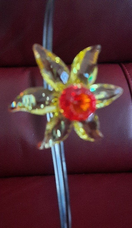 Swarovski Dacali light topaz, Ophalen of Verzenden, Zo goed als nieuw, Figuurtje