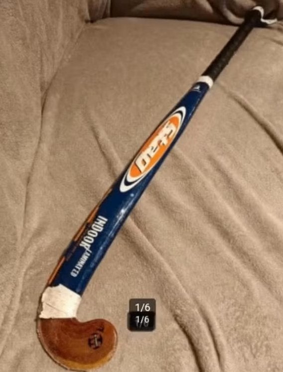 Stag indoor hockeystick 34 inch hout met glassfibre, Gebruikt, Ophalen of Verzenden, Stick