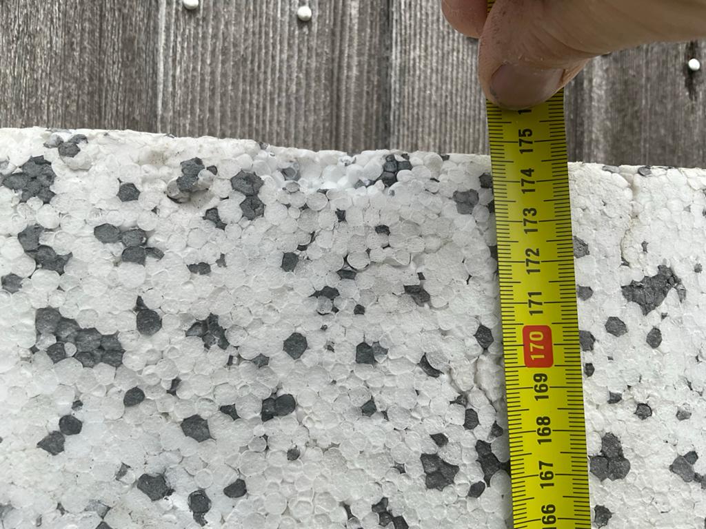 Bieden 2x Isolatieplaten - Piepschuim (Tempex), Doe-het-zelf en Verbouw, Ophalen, Gebruikt, 15 m² of meer, Vloerisolatie