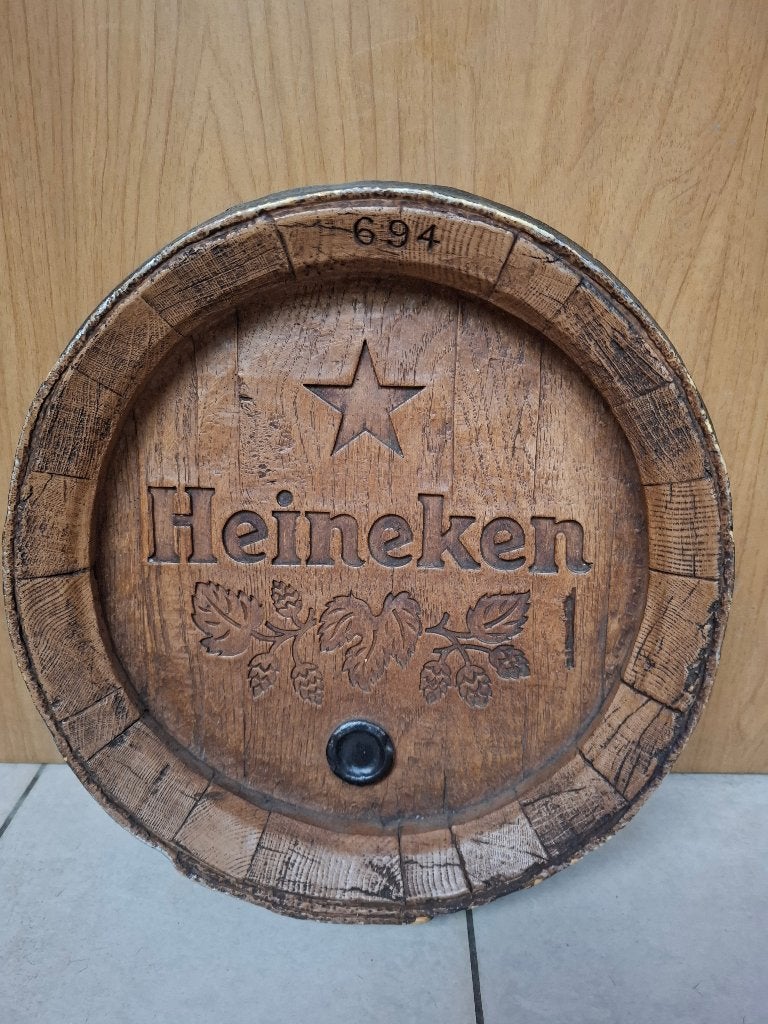 Reclamebord Heineken tondeksel, Ophalen of Verzenden, Nieuw, Reclamebord, Plaat of Schild, Heineken