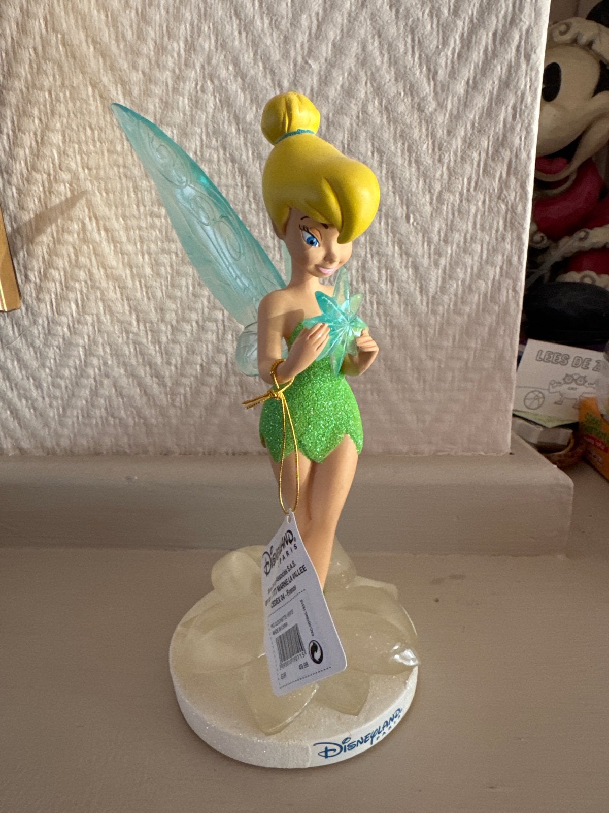 Tinkelbel beeldje Disneyland Parijs - Nieuw met label, Verzamelen, Ophalen, Peter Pan of Pinokkio, Nieuw, Beeldje of Figuurtje