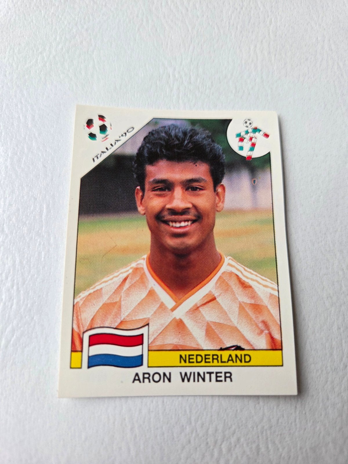 Panini WK 90, Verzamelen, Sportartikelen en Voetbal, Ophalen of Verzenden, Zo goed als nieuw, Buitenlandse clubs, Poster, Plaatje of Sticker