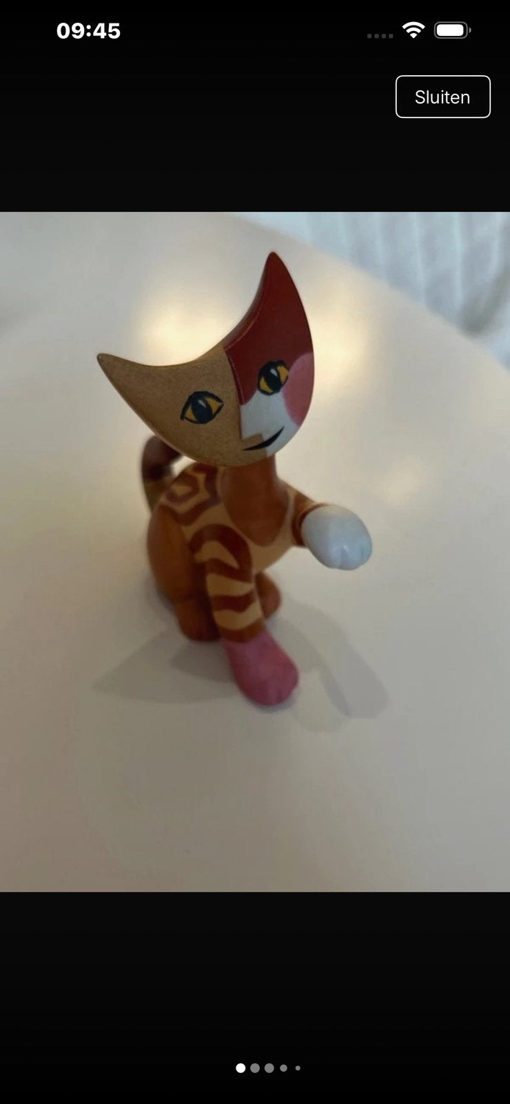 Goebel katten poezen beeldje, Ophalen of Verzenden, Zo goed als nieuw, Dier