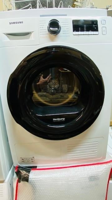 samsung warmtepomp droger DV80TA220AE, Ophalen, Energieklasse A of zuiniger, 6 tot 8 kg, Gebruikt