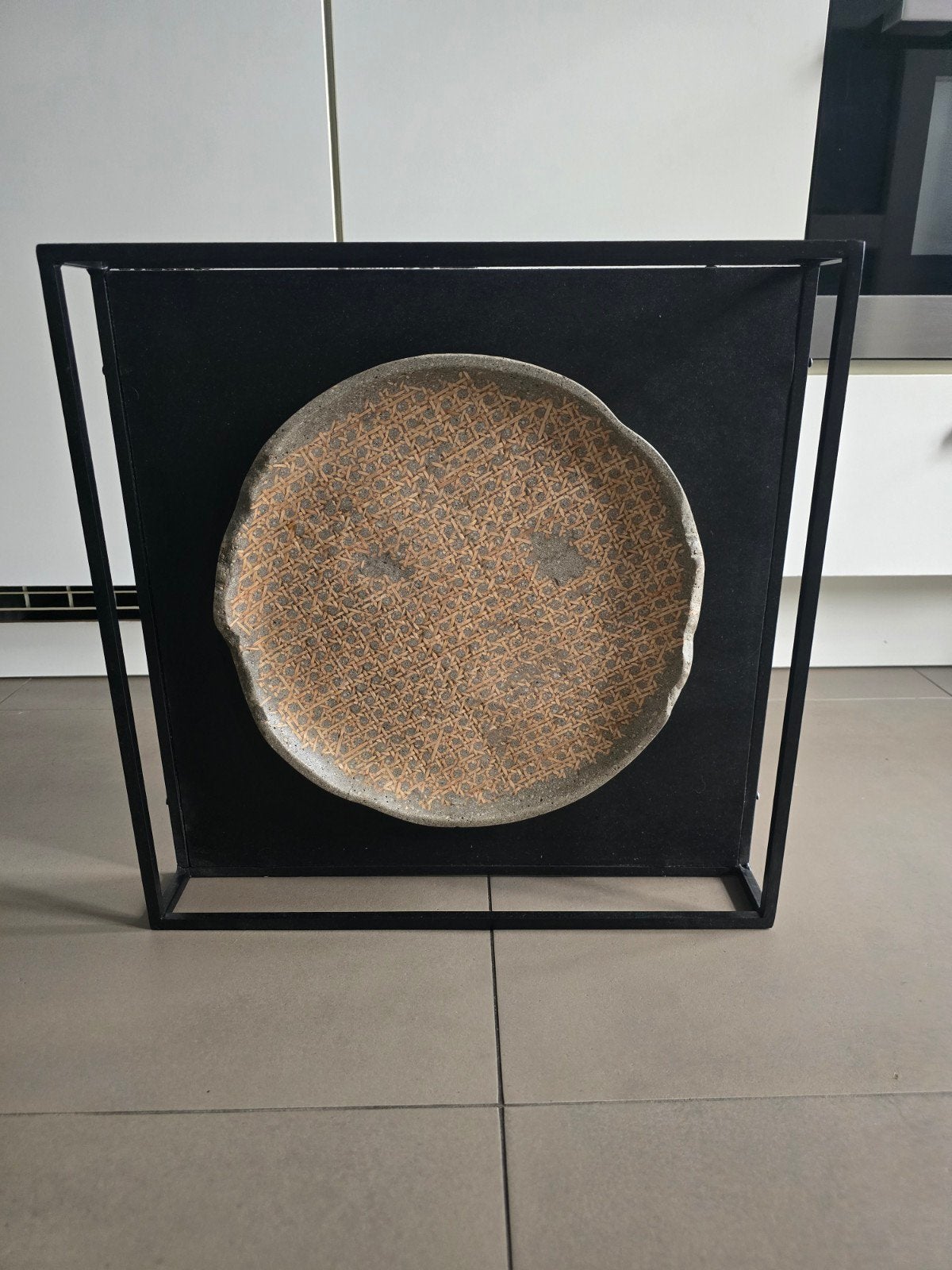schilderij metaal, Huis en Inrichting, Woonaccessoires | Schilderijen, Tekeningen en Foto's, Ophalen, Minder dan 50 cm, Schilderij