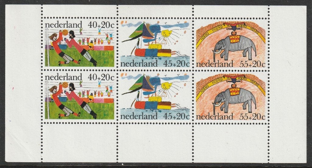 Nederland 1976 1107 Kinder-blok, Postfris, Postzegels en Munten, Postzegels | Nederland, Ophalen of Verzenden, Na 1940, Postfris