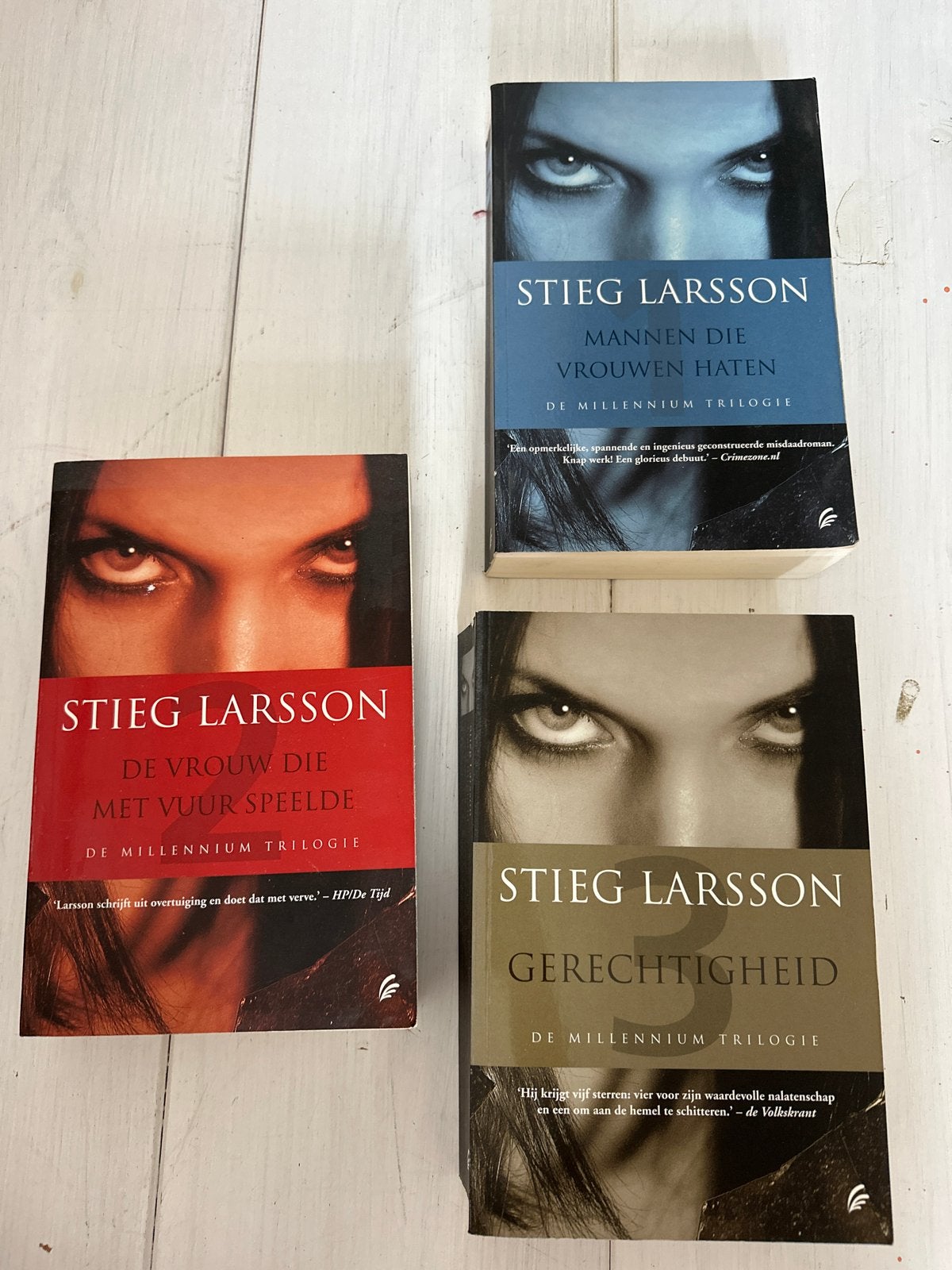 Stieg Larsson Millennium Trilogie - Complete Set, Ophalen of Verzenden, Gelezen, Tv-bewerking