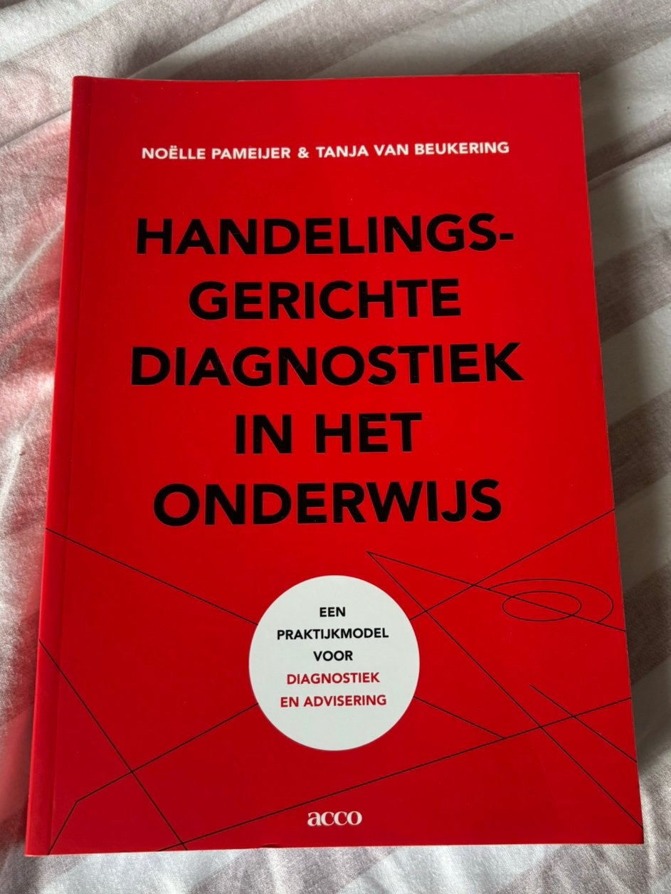 Boek Handelingsgerichte diagnostiek in het onderwijs, Boeken, Studieboeken en Cursussen, Ophalen of Verzenden, Beta, Zo goed als nieuw