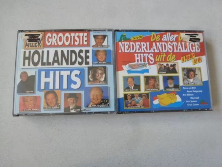 2 dubbel CD'S DE NEDERLANDSE EN HOLLANDSE HITS, Ophalen of Verzenden, Zo goed als nieuw, Levenslied of Smartlap