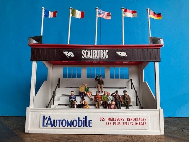 Grote tribune Scalextric 1965 - als NIEUW voor elke racebaan, Overige merken, Racebaan, Ophalen of Verzenden, Zo goed als nieuw