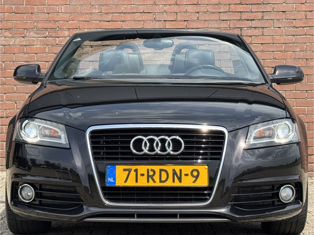 Audi A3 Cabriolet 1.8 TFSI AMBITION PRO LINE S | NL-AUTO!, Auto's, Audi, Euro 5, 15 km/l, Gebruikt, Zwart
