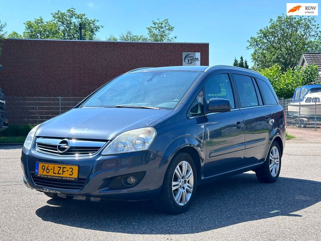Opel Zafira 1.8 Cosmo Automaat*Cruise*Trekhaak*Clima*LM vlge, Auto's, Gebruikt, 4 cilinders, Blauw, Zafira