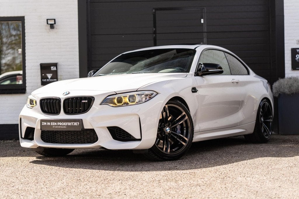 BMW 2-serie Coupé M2 DCT Carbon Pano Eventuri M Perf H&K, Auto's, BMW, Achterwielaandrijving, Gebruikt, 4 stoelen, Wit