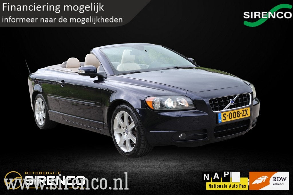 Volvo C70 Convertible 2.5 T5 summum | LPG | memory seat | le, Auto's, Volvo, C70, Gebruikt, Beige, 1675 kg