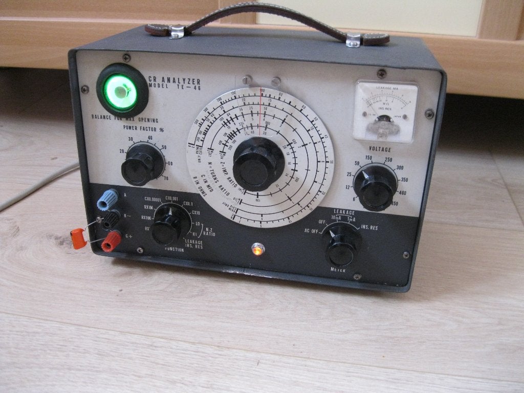 CR Analyzer model TE-46, Ophalen, Zo goed als nieuw, Elektriciteit