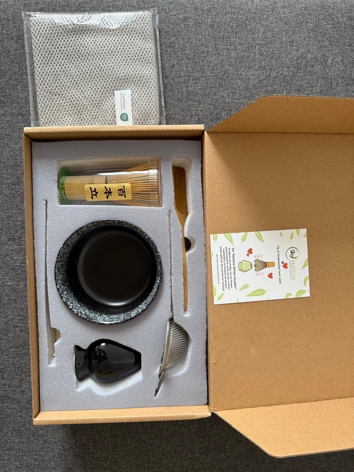 HeyMatcha Startersset - Nieuw en Compleet, Overige typen, Hout, Nieuw, Ophalen of Verzenden