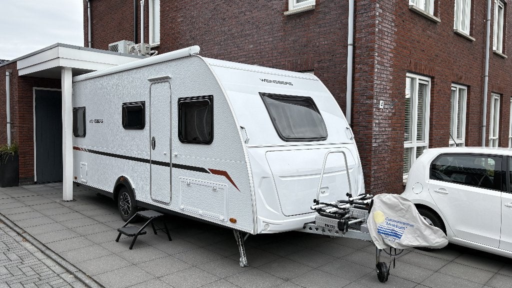 Weinsberg caracito 500 QDK caravan (zeer compleet!), Overige merken, Treinzit, 5 tot 6 meter, Tot en met 5