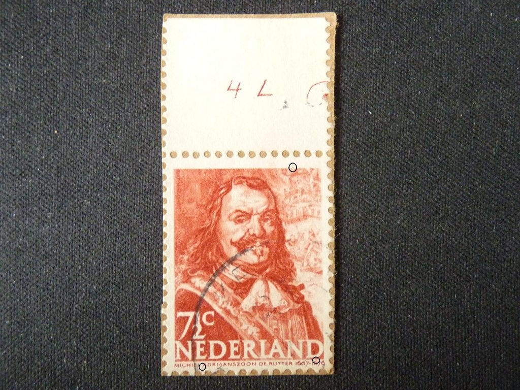 plaatfout 412 , gestempeld., Ophalen of Verzenden, Na 1940, Gestempeld