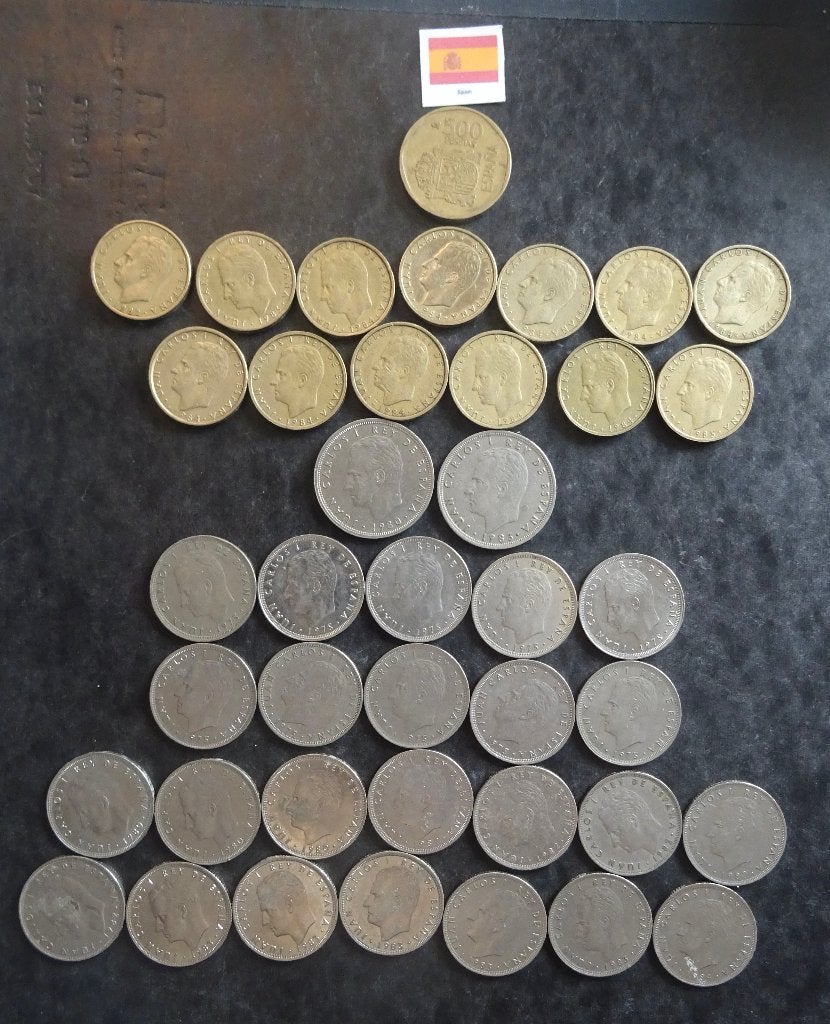 Munten Spain, Ophalen of Verzenden, Overige landen