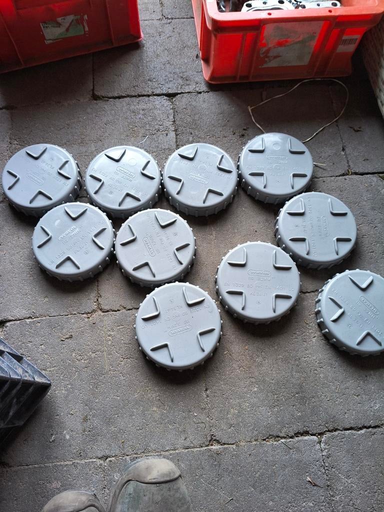 Pvc schroef doppen voor regenwater en riool afvoer pvc pijp, Ophalen of Verzenden, Nieuw