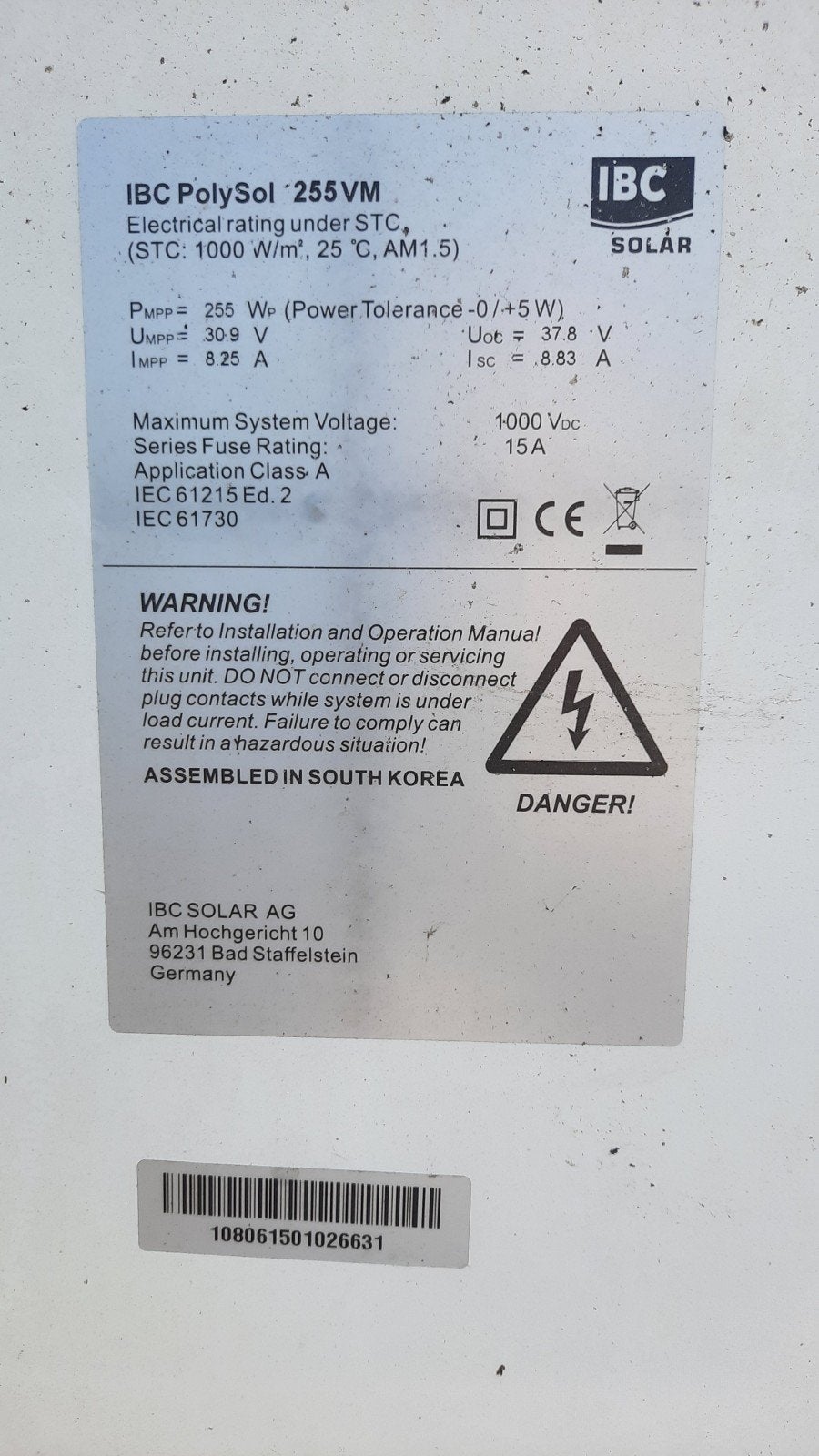 Zonnepanelen set met kabels, Doe-het-zelf en Verbouw, Zonnepanelen en Toebehoren, Ophalen, Gebruikt, Compleet systeem