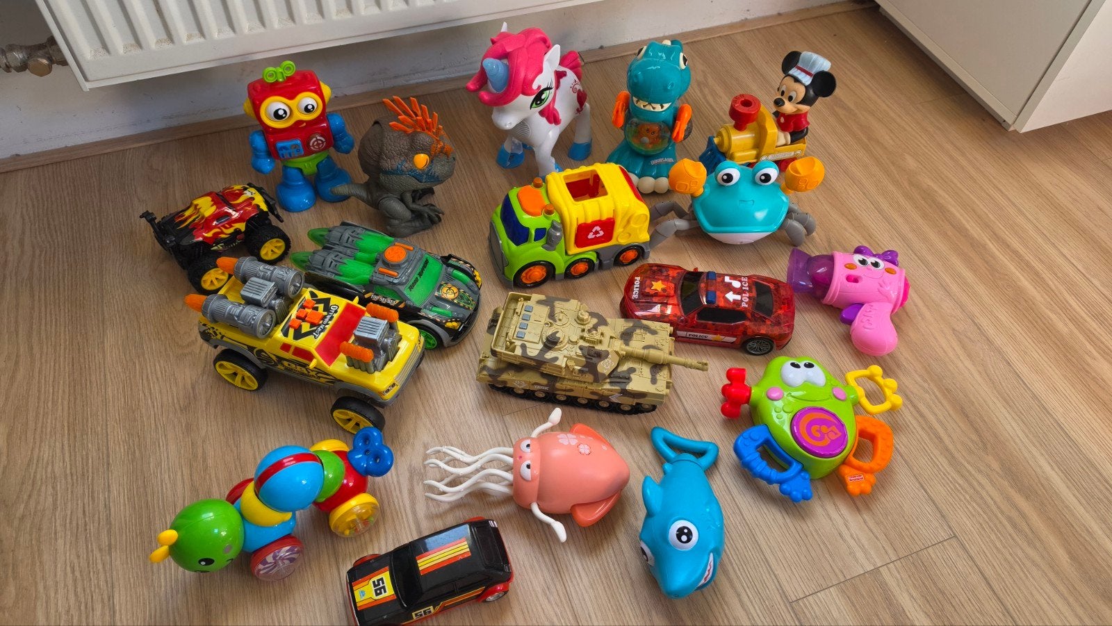 Grote collectie speelgoed: auto's, dieren, figuren en meer, Ophalen, Gebruikt, Jongen of Meisje