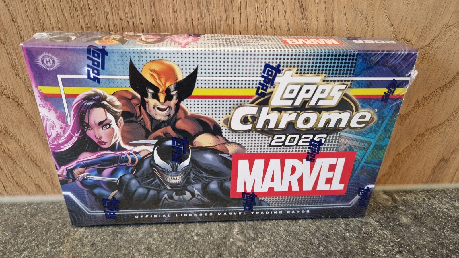 Topps Chrome Marvel Comics 2026 Hobby Box Nieuw en Sealed, Ophalen of Verzenden, Nieuw, Boosterbox