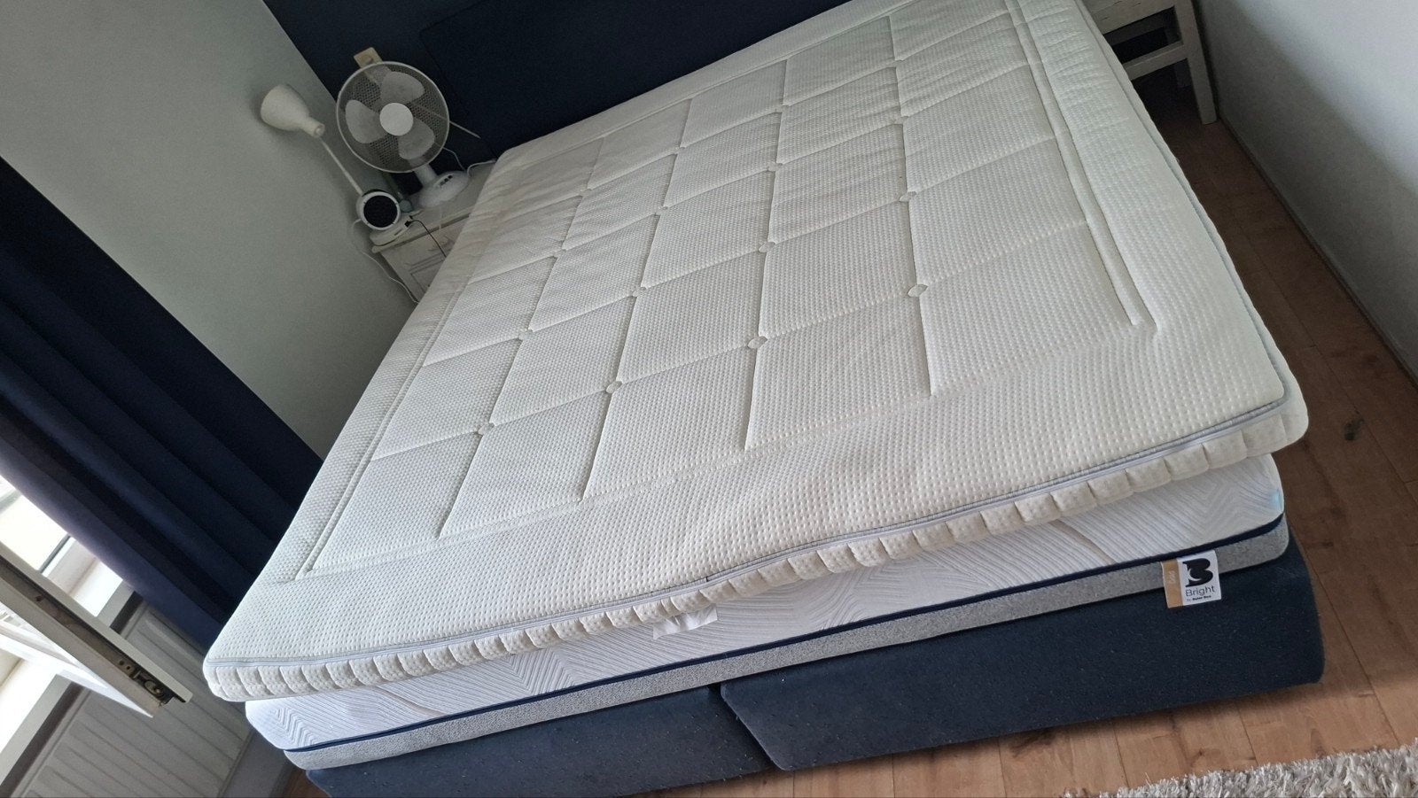 Grote 180x210 Cool Latex Topper - Zeer Goede Staat, Ophalen of Verzenden