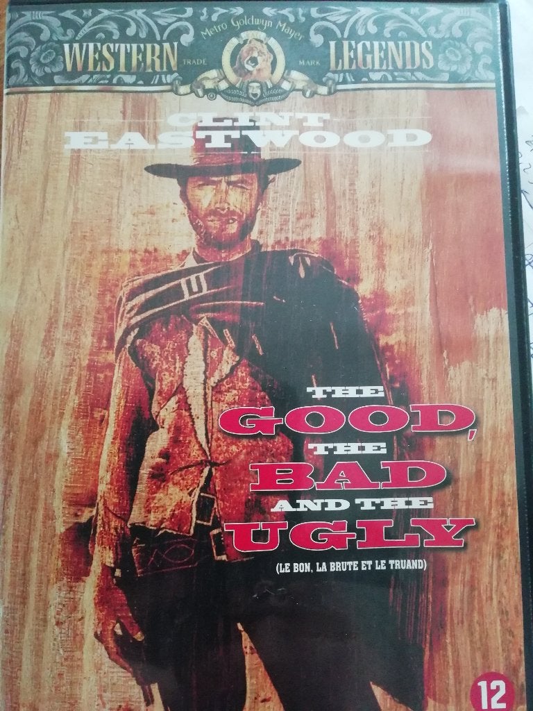 the good the bad and the ugly - clint eastwood, Alle leeftijden, Ophalen of Verzenden, Zo goed als nieuw