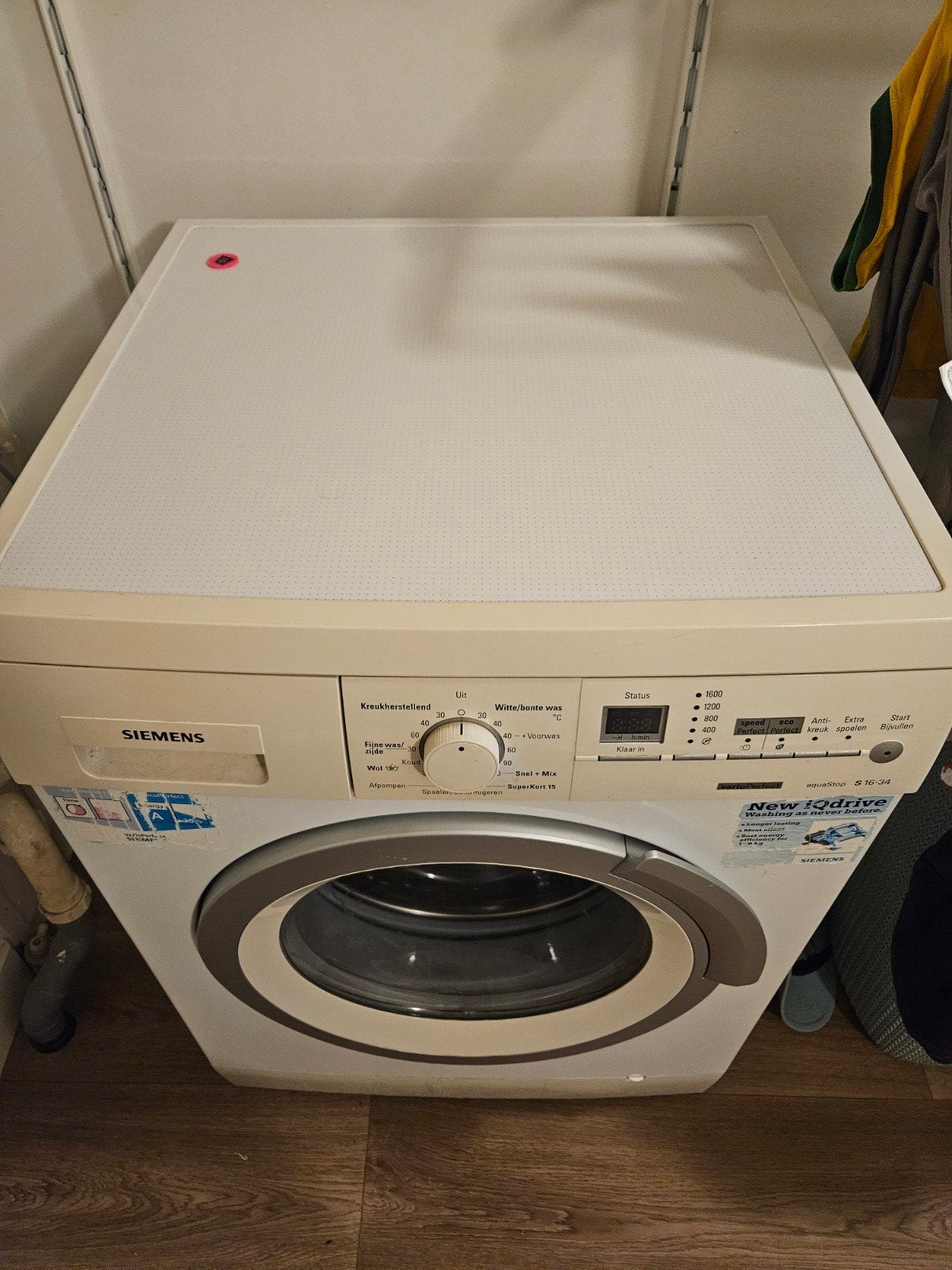 Siemens wasmachine - Goede staat, kleine onvolkomenheid, Ophalen, Gebruikt, Voorlader, 85 tot 90 cm