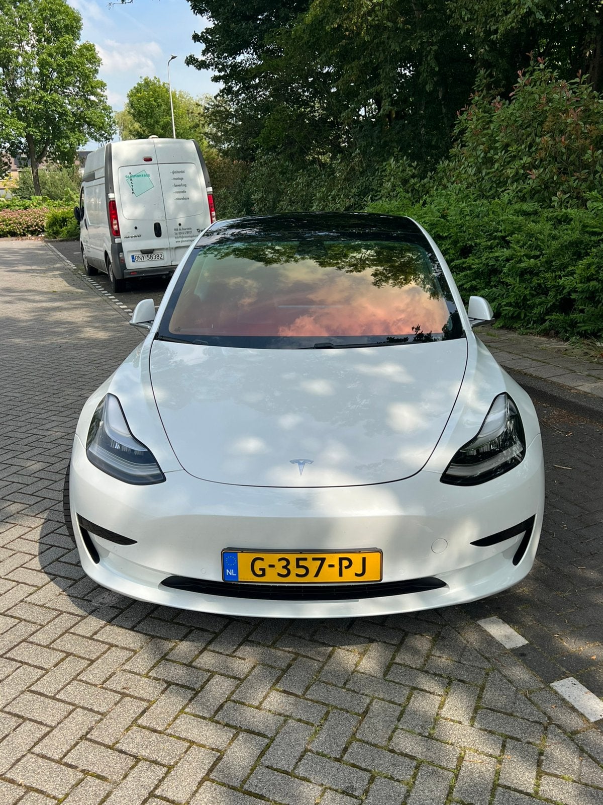 Tesla Model 3 2019 Wit, Auto's, Tesla, Particulier, Model 3, Elektrisch, Sedan, Automaat, Origineel Nederlands, Wit, Achterwielaandrijving