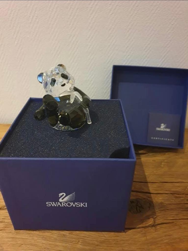 Swarovski - Pandajong (SCS), Ophalen of Verzenden, Zo goed als nieuw, Figuurtje