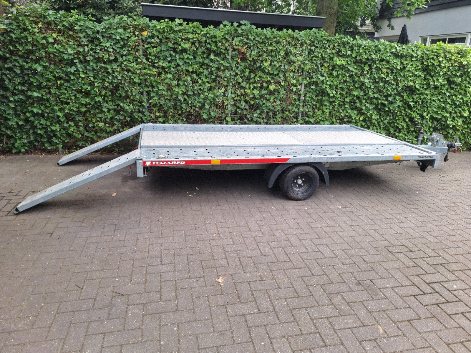 Temared Carkeeper, rijplaten,3620 S  1.5T camper-aanhanger., Auto diversen, Aanhangers en Bagagewagens, Ophalen, Zo goed als nieuw