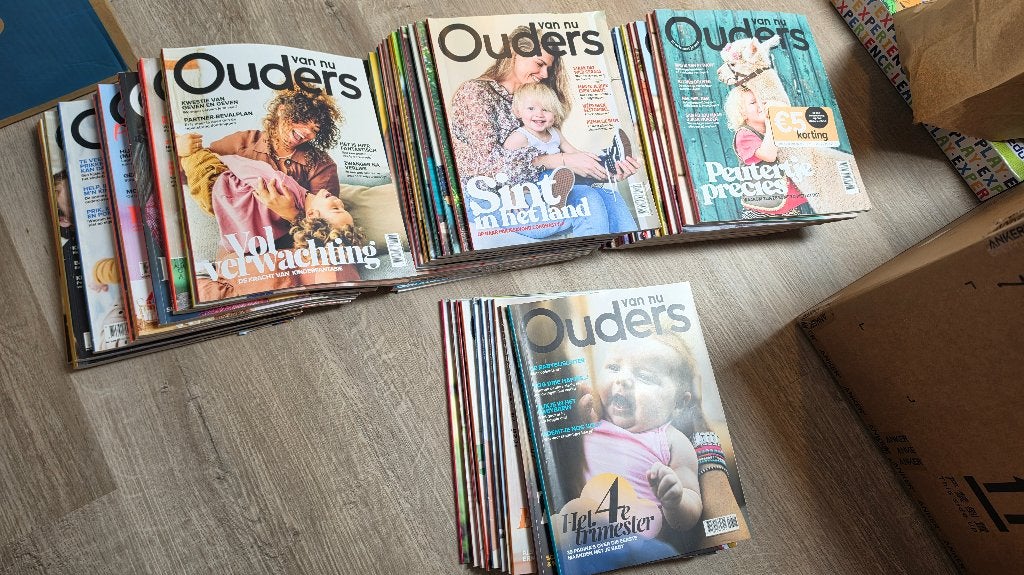 Ouders Van Nu tijdschriften collectie 2017-2021 (56 stuks), Ophalen of Verzenden, Gelezen, Overige typen