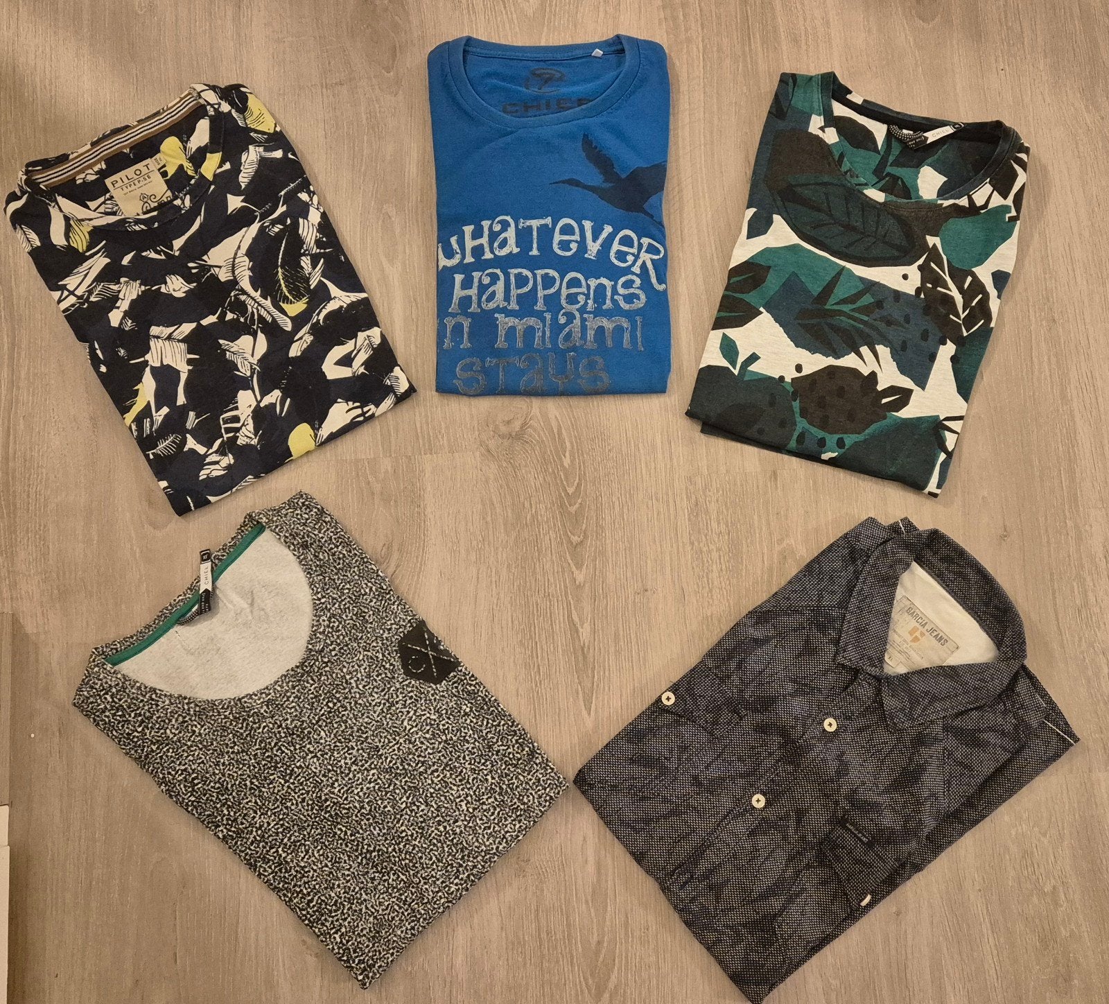 Trendy T shirts XL Chief, Pilot en WE, Kleding | Heren, Ophalen of Verzenden, Zo goed als nieuw, Maat 56/58 (XL), WE